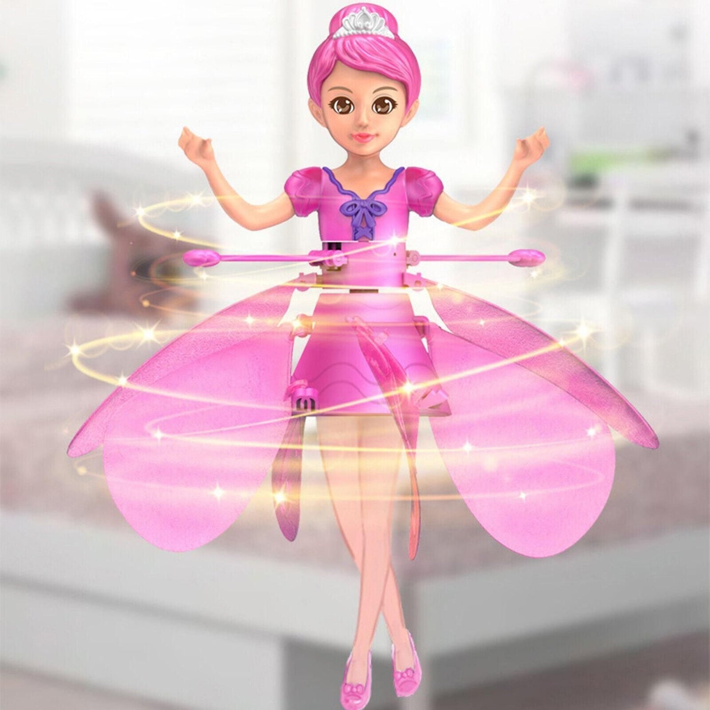Magic Flying Fairy with hand controlled censors